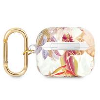 ausines violetines - Guess TPU Flower Print Case for Airpods 3 Purple - 3 nuotrauka