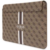 sleeve kompiuteriui - Guess PU 4G Printed Stripes Computer Sleeve 13/ 14" Brown - 4 nuotrauka