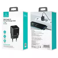 laida c14 - Adapteris Usams CC148TC01, juoda - 2 nuotrauka