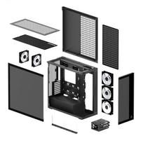 pc case - ARCTIC Xtender PC-kompiuterio korpusas, Midi-Tower, E-ATX, RGB, Tempered Glass - juodos spalvos - 12 nuotrauka