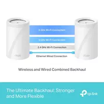 wi fi - TP-Link Deco BE65 (3-pack) Baltas (White) - 2 nuotrauka