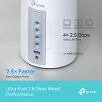 wi fi - TP-Link Deco BE65 (3-pack) Baltas (White) - 3 nuotrauka