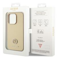 iphone 15 pro telefonai - Guess "GUHCP15XPS4DGPK Hardcase Strass Metal Logo iPhone 15 Pro Max" Black - 2 nuotrauka
