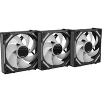 korpuso ausintuvas - Alpenföhn WingBoost 4 PWM RGB 120mm Black 3 vnt. - 3 nuotrauka