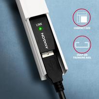usb aktyvus - AXAGON ADR-210 USB 2.0 aktyvus prailginimo kabelis USB-A į USB-A 10 m Juodas (Black) - 7 nuotrauka