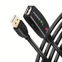 usb aktyvus - AXAGON ADR-210 USB 2.0 aktyvus prailginimo kabelis USB-A į USB-A 10 m Juodas (Black) - 10 nuotrauka