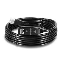 usb prailginimo kabelis 0.5m - Axagon ADR-205 USB 2.0 USB-A į USB-A aktyvus prailginimo kabelis 5 m Juodas (Black) - 5 nuotrauka