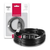 usb prailginimo kabelis 0.5m - Axagon ADR-205 USB 2.0 USB-A į USB-A aktyvus prailginimo kabelis 5 m Juodas (Black) - 6 nuotrauka