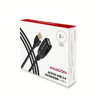 usb prailginimo kabelis 0.5m - Axagon ADR-205 USB 2.0 USB-A į USB-A aktyvus prailginimo kabelis 5 m Juodas (Black) - 10 nuotrauka