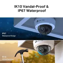 kupolines kameros - TP-Link VIGI C250 (2.8 mm) 5MP Kupolinė tinklo kamera - 2 nuotrauka