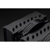 ventiliatorius noctua - Noctua NF-A14x25r G2 PWM chromax Juodas (Black) 140 mm - 2 nuotrauka