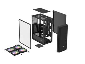 midi - Fury Shobo SH4F RGB Midi Tower Black (Juodas) - 3 nuotrauka