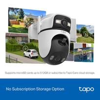 kamera dvigub - TP-Link Tapo C545D 2K Belaidė kamera su dvigubu objektyvu (White) - 4 nuotrauka