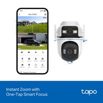 kamera dvigub - TP-Link Tapo C545D 2K Belaidė kamera su dvigubu objektyvu (White) - 6 nuotrauka