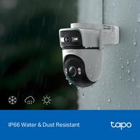 kamera dvigub - TP-Link Tapo C545D 2K Belaidė kamera su dvigubu objektyvu (White) - 8 nuotrauka