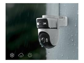 kamera dvigub - TP-Link Tapo C545D 2K Belaidė kamera su dvigubu objektyvu (White) - 11 nuotrauka