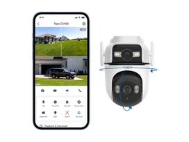 kamera dvigub - TP-Link Tapo C545D 2K Belaidė kamera su dvigubu objektyvu (White) - 16 nuotrauka