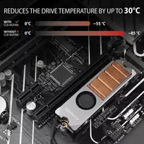 radiatorius 2280 - Axagon AXAGON CLR-M2FAN, varinis radiatorius su dviviečių SSD M.2 ventiliatoriumi, - 4 nuotrauka