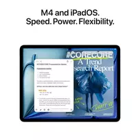 ipad tele2 - Apple iPad Air 13" M4 Wi‑Fi 128GB Starlight (Auksinis) - 2 nuotrauka