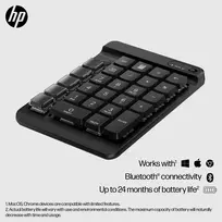 hyperx klaviatura - HP 430 Programuojama Belaidė Klaviatūra Juoda (Black) - 4 nuotrauka