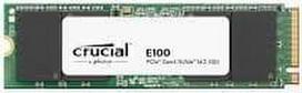 nvme ssd - Crucial E100 480GB M.2 PCIe Gen4 NVMe SSD - 2 nuotrauka