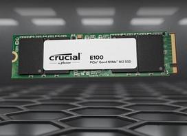 nvme ssd - Crucial E100 480GB M.2 PCIe Gen4 NVMe SSD - 3 nuotrauka