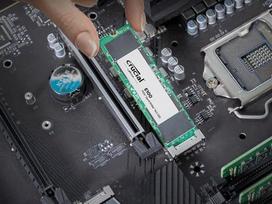 nvme ssd - Crucial E100 480GB M.2 PCIe Gen4 NVMe SSD - 4 nuotrauka