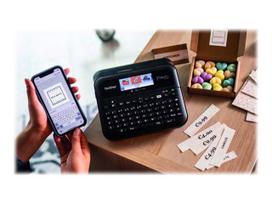 etikeciu printer - Brother PT-D610BT | Mono | Thermal | Label Printer | Black | PTD610BTVPZW1 - 5 nuotrauka
