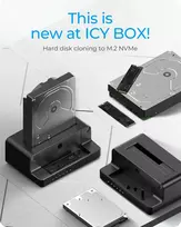 nvme ssd - Raidsonic Icy Box IB-2914MSCL-C31 Docking and cloning station for M.2 NVMe SSD & 2 - 8 nuotrauka