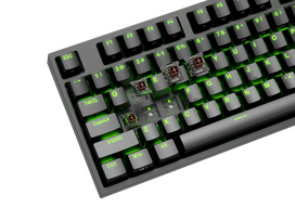 tkl keyboard - Genesis | Mechanical Gaming Keyboard | THOR 404 TKL RGB | Black | Mechanical Gaming Keyboard | Wired | US | USB Type-A | 1005 g | Kailh Box Brown V2 | NKG-2071 - 3 nuotrauka