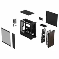 midi - Fractal Design North XL Charcoal Black TG Dark FD-C-NOR1X-02 - 8 nuotrauka