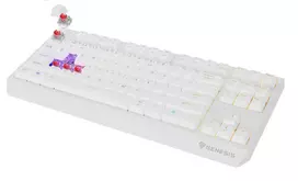 tkl keyboard - Genesis THOR 230 | Mechanical Gaming Keyboard | Wireless | US | White | 2.4 GHz, Bluetooth, USB | Outemu Red | NKG-2165 - 9 nuotrauka