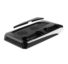 pata - Fixed Multifunctional Station for PlayStation 5 with Cooling and Charging for two DualSense Controllers ,  FIXPS5-MCS-BW ,  Baltas (White) - 4 nuotrauka