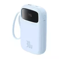power bank 30 w - Baseus QPow 2 10000mAh 30W 2xUSB-C Mėlyna (Blue) - 5 nuotrauka