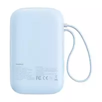 power bank 30 w - Baseus QPow 2 10000mAh 30W 2xUSB-C Mėlyna (Blue) - 6 nuotrauka