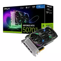gpu ddr7 - PNY GeForce RTX 5070 Ti OC 16GB GDDR7 ARGB Triple Fan - 9 nuotrauka