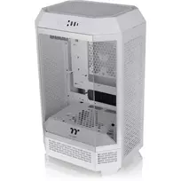 white glass - Kompiuterio korpusas Thermaltake The Tower 300, balta - 3 nuotrauka