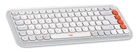 balta klaviatura - Logitech Pop Icon Combo, belaidė, Baltas (White) - 5 nuotrauka