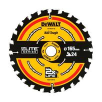 pjovimo diskas 165mm - DEWALT KAMERINIS Pjūklas 165mmx24zx2,0mm + 5` - 4 nuotrauka
