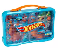 lagaminai - KLEIN HOT WHEELS lagaminų automobilių garažas su šviečiančiu logotipu, 2408 - 2 nuotrauka