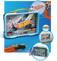 lagaminai - KLEIN HOT WHEELS lagaminų automobilių garažas su šviečiančiu logotipu, 2408 - 7 nuotrauka