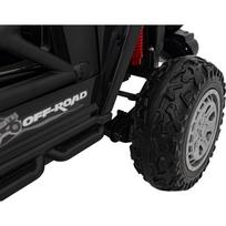 vaikiska dzipas - Dvivietis vaikiškas elektrinis automobilis Jeep Off Road 4x4, juodas - 3 nuotrauka