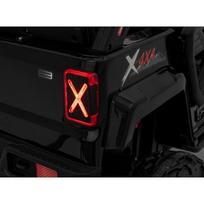 vaikiska dzipas - Dvivietis vaikiškas elektrinis automobilis Jeep Off Road 4x4, juodas - 5 nuotrauka