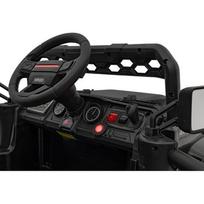 vaikiska dzipas - Dvivietis vaikiškas elektrinis automobilis Jeep Off Road 4x4, juodas - 9 nuotrauka