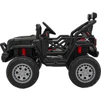 vaikiska dzipas - Dvivietis vaikiškas elektrinis automobilis Jeep Off Road 4x4, juodas - 15 nuotrauka