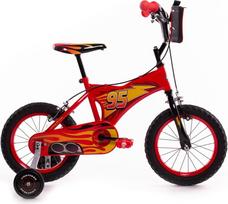 dviracio ratukai - Vaikiškas dviratis Huffy Cars 24441W, raudonas/geltonas, 14" - 2 nuotrauka