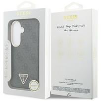 guess pu leather 4g - Guess PU Leather 4G Strass Triangle Logo Gold Frame Magnetic dėklas skirtas Samsung Galaxy S26 juodos spalvos - 2 nuotrauka