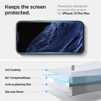 iphone 16e apsaugine plevele - Spigen Glas.tR EZ Fit HD iPhone 13/ 13 Pro/ 14 Clear - 8 nuotrauka