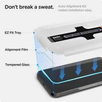 iphone 16e apsaugine plevele - Spigen Glas.tR EZ Fit HD iPhone 13/ 13 Pro/ 14 Clear - 9 nuotrauka