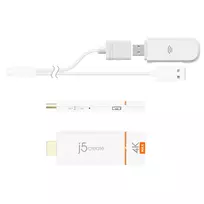 wireless adapter - j5create JVAW76MAX belaidis ekrano adapteris Baltas (White) - 9 nuotrauka